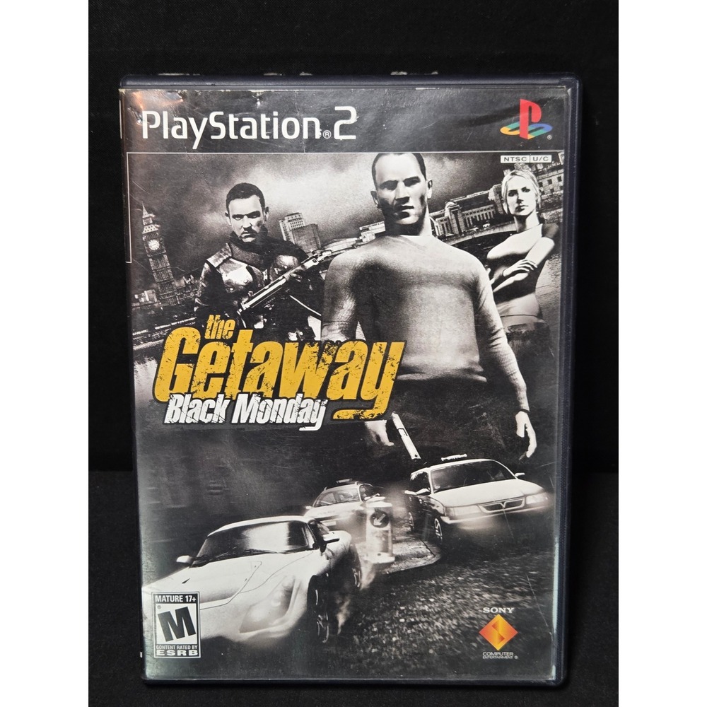 The Getaway Black Monday Sony PlayStation 2 PS2 Game CIB SCUS-97408 NTSC U/C